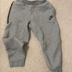 Nike Tech Fleece Kids Grey Logo Joggers